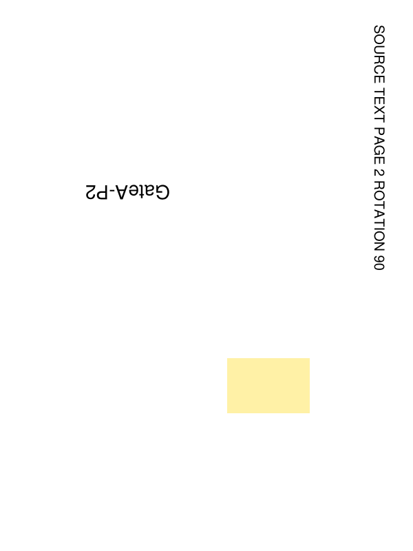 Production Edit PDF output on a page rotated 90 degrees